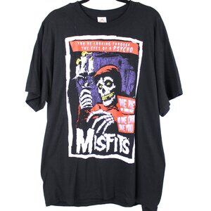 Misfits American Psycho All Style Apparel & Activewear Black T-Shirt Size XLarge